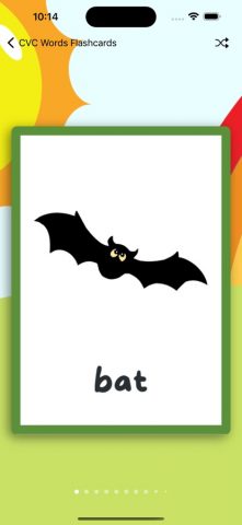 CVC Words Flashcards для iOS — скриншот 2