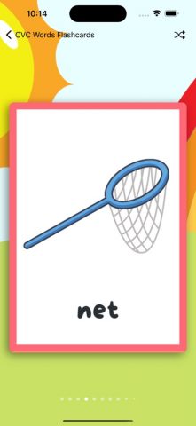 CVC Words Flashcards для iOS — скриншот 4