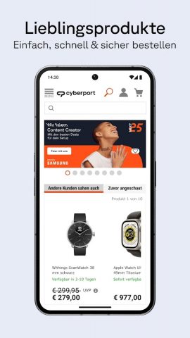 CYBERPORT Technik & Elektronik для Android — скриншот 1