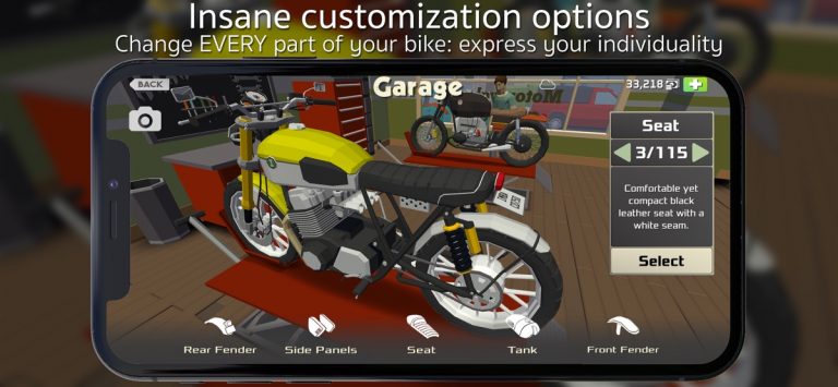 Cafe Racer: Moto riding для iOS — скриншот 2