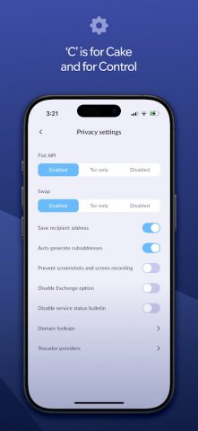 Cake Wallet: Crypto, Made Easy для Android — скриншот 2