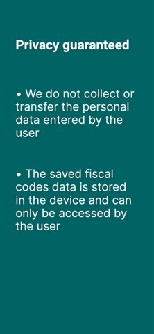 Calculate Italian fiscal code для iOS — скриншот 5