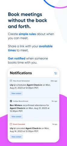 Calendly Mobile — скриншот 2