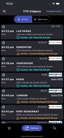 Calgary Airport для iOS — скриншот 1