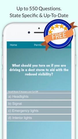 California DMV Test для iOS — скриншот 1