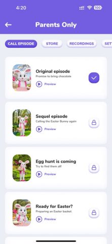 Call Easter Bunny для iOS — скриншот 3