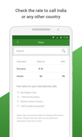 Call India Unlimited для Android — скриншот 5