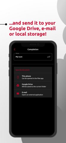 Camera scan to Google Drive для iOS — скриншот 4