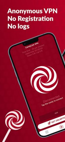CandyLink VPN для Android — скриншот 1