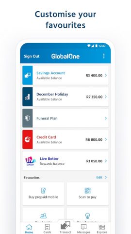 Capitec Bank для Android — скриншот 1
