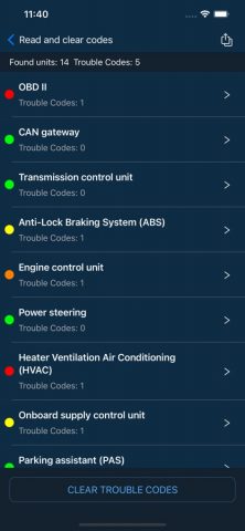Car Mate — OBD2 CAR Scanner для iOS — скриншот 3