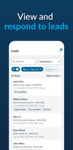 CarGurus Dealer: VINs & Leads для Android — скриншот 3