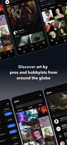 Cara: Art & Social для Android — скриншот 2