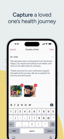 CaringBridge для iOS — скриншот 5