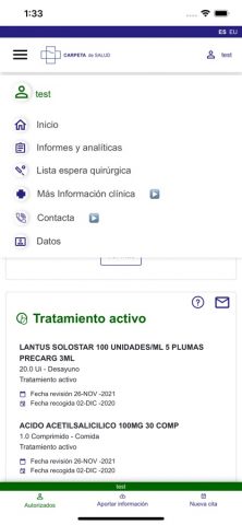 Carpeta de Salud для iOS — скриншот 3