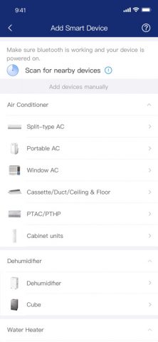Carrier Air Conditioner для iOS — скриншот 3