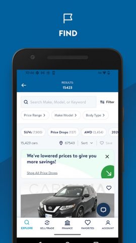Carvana: Buy/Sell Used Cars для Android — скриншот 3