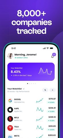 Cashu: Stocks App для Android — скриншот 2