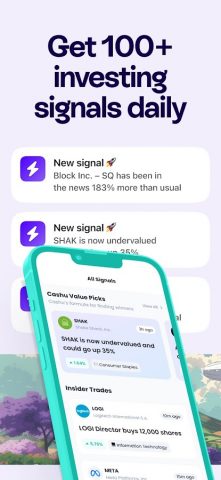 Cashu: Stocks App для Android — скриншот 3