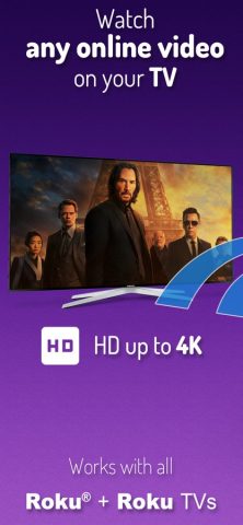 Cast Web Videos to Roku TV для iOS — скриншот 1