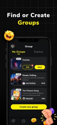 CastChat -Голосовой чат и матч для iOS — скриншот 5