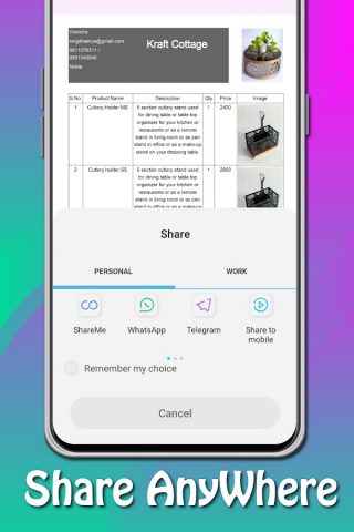Catalog Maker :Create & Share для Android — скриншот 5