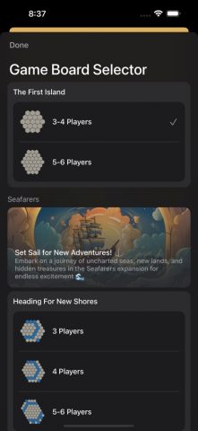 Catanous — Catan Map Generator для iOS — скриншот 2