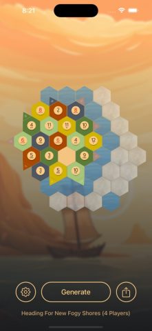 Catanous — Catan Map Generator для iOS — скриншот 3