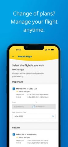 Cebu Pacific для iOS — скриншот 4