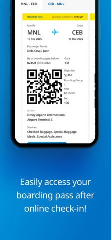 Cebu Pacific для iOS — скриншот 5