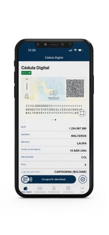 Cedula Digital Colombia для iOS — скриншот 2