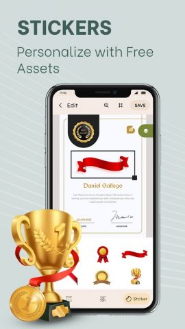 Certificate Templates & Maker — скриншот 4