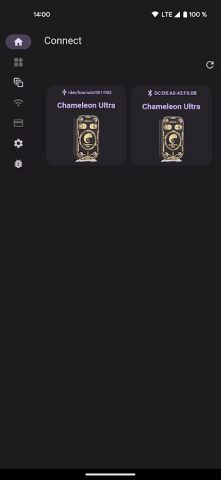 Chameleon Ultra GUI для Android — скриншот 1