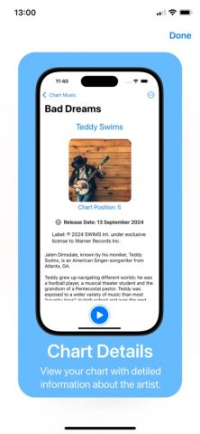 Chart Music для iOS — скриншот 2