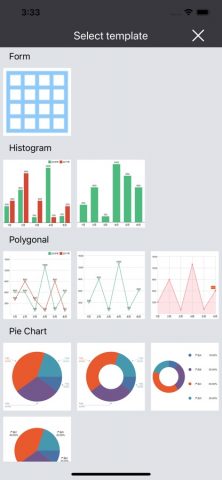 ChartLre — создать диаграмму для iOS — скриншот 1