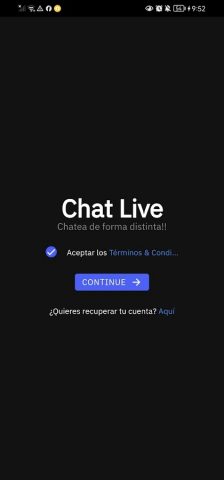Chat Live для Android — скриншот 1