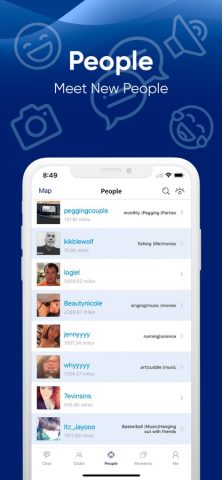 ChatApp — Meet New People для iOS — скриншот 3