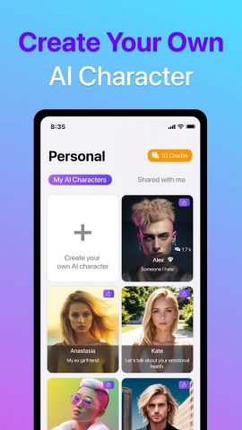Chatty: AI Roleplay Characters для Android — скриншот 3