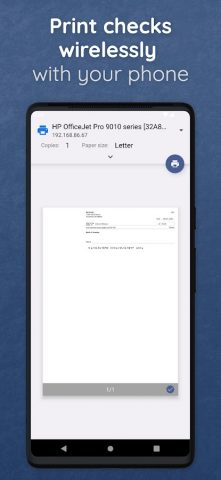 Check Writer: Print Checks для Android — скриншот 4