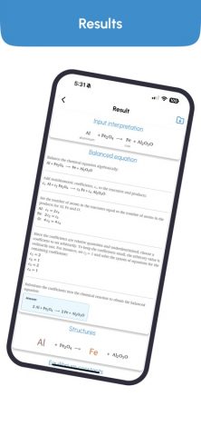 Chemical Equation Balancer App для iOS — скриншот 3