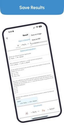Chemical Equation Balancer App для iOS — скриншот 4