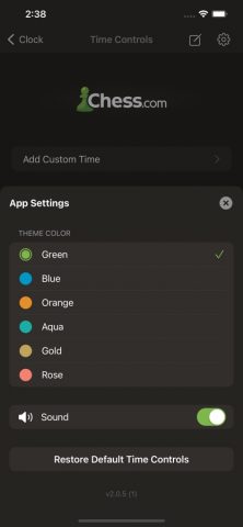 Chess Clock by Chess.com для iOS — скриншот 4