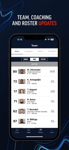 Chicago Bears Official App для iOS — скриншот 4