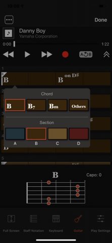 Chord Tracker для iOS — скриншот 4