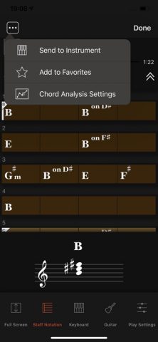 Chord Tracker для iOS — скриншот 5