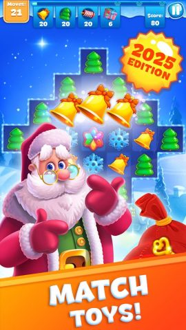 Christmas Sweeper 3 — Match-3 — скриншот 1