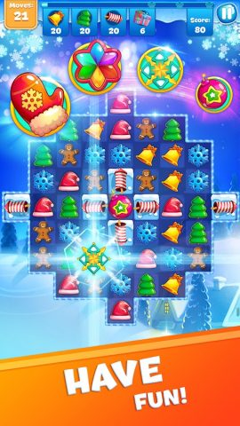 Christmas Sweeper 3 — Match-3 — скриншот 3