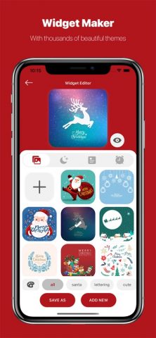 Christmas Widgets для iOS — скриншот 2