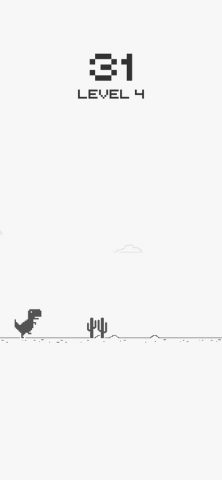 Chrome Dino Run для iOS — скриншот 4