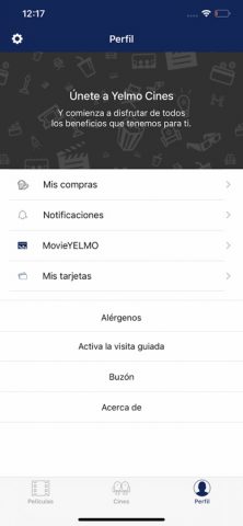 Cine Yelmo для iOS — скриншот 1